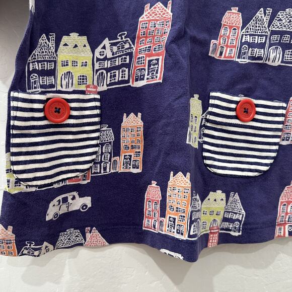 Mini Boden Blue Houses Tunic - Picture 6 of 7